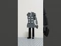 LEGO Skibidi Toilet TV Man Building Animation #shorts #legomoc