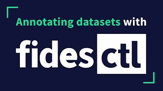 Annotating datasets with fidesctl