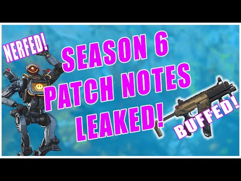 Season 6 Patch Notes Leaked Pathfinder Nerf R99 Buff Mirage Removed From The Game Meme Youtube