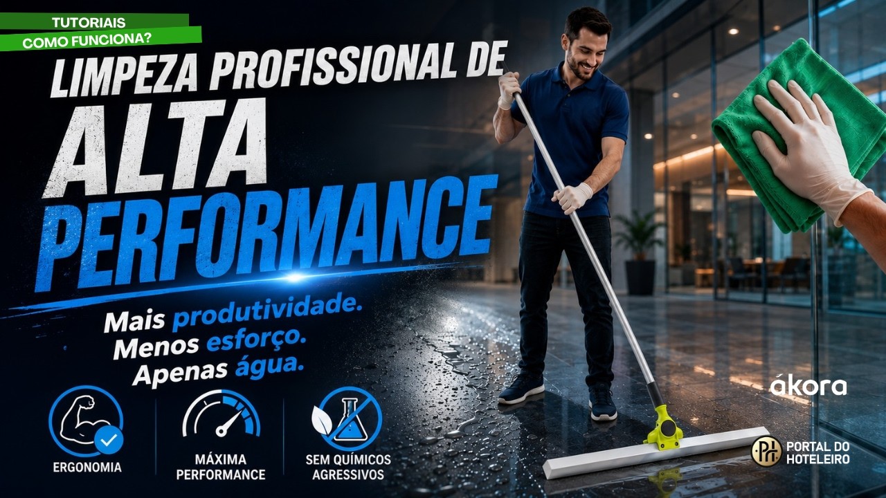 Só água! Conheça a tecnologia de limpeza profissional da Ákora