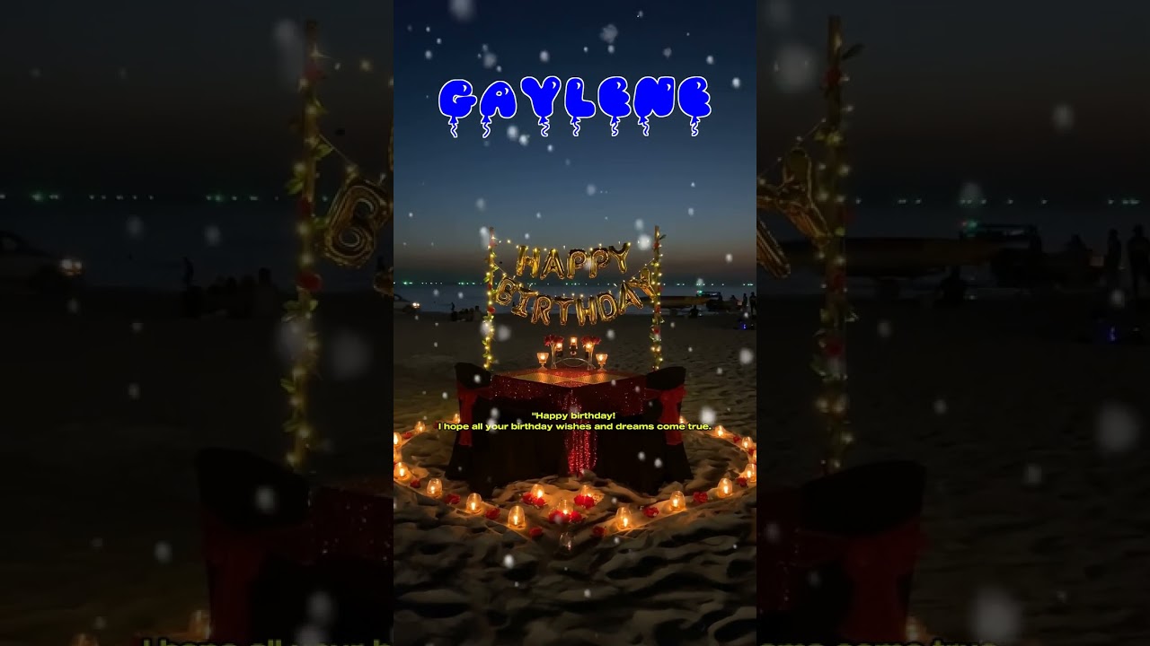 Happy Birthday GAYLENE   Happy Birthday Song   Birthday Wishes   Birthday Party