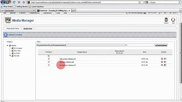 Adding a downloadable file to a Joomla website