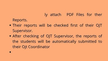 OJT MONITORING SYSTEM