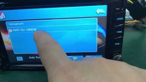 F6002 navigation setting path video