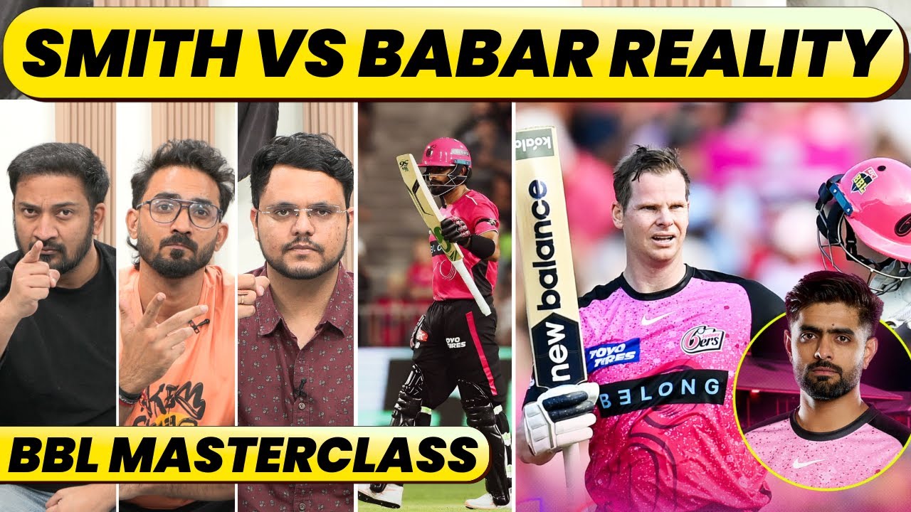 STEVE SMITH'S 41 BALL 100 AT 238 STRIKE RATE. REALITY CHECK FOR BABAR AZAM! PURE HUMILIATION