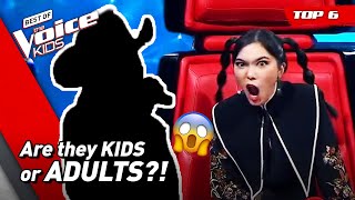 These kids SHOCK the coaches with MATURE Voices! ❤️| Top 6