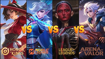 MOBA Game Comparison: Honor of Kings vs Mobile Legends vs League of Legends vs Arena of Valor