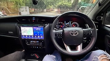 Toyota Fortuner Got 11.8 Inches Android Stereo & 360 Degree Camera Setup | Hypersonic