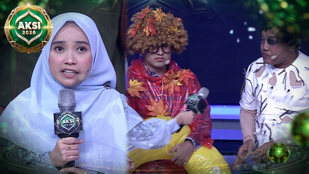 Pecah Parah! Ainia Jadi Reporter, Aziz dan Jirayut Bikin Semua Ngakak! | Aksi Indosiar 2026