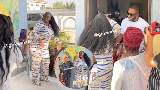 Wow! Akwaboah, Diamond Appiah And Other Celebrities Surprise Tracey Boakye On Her Birthday