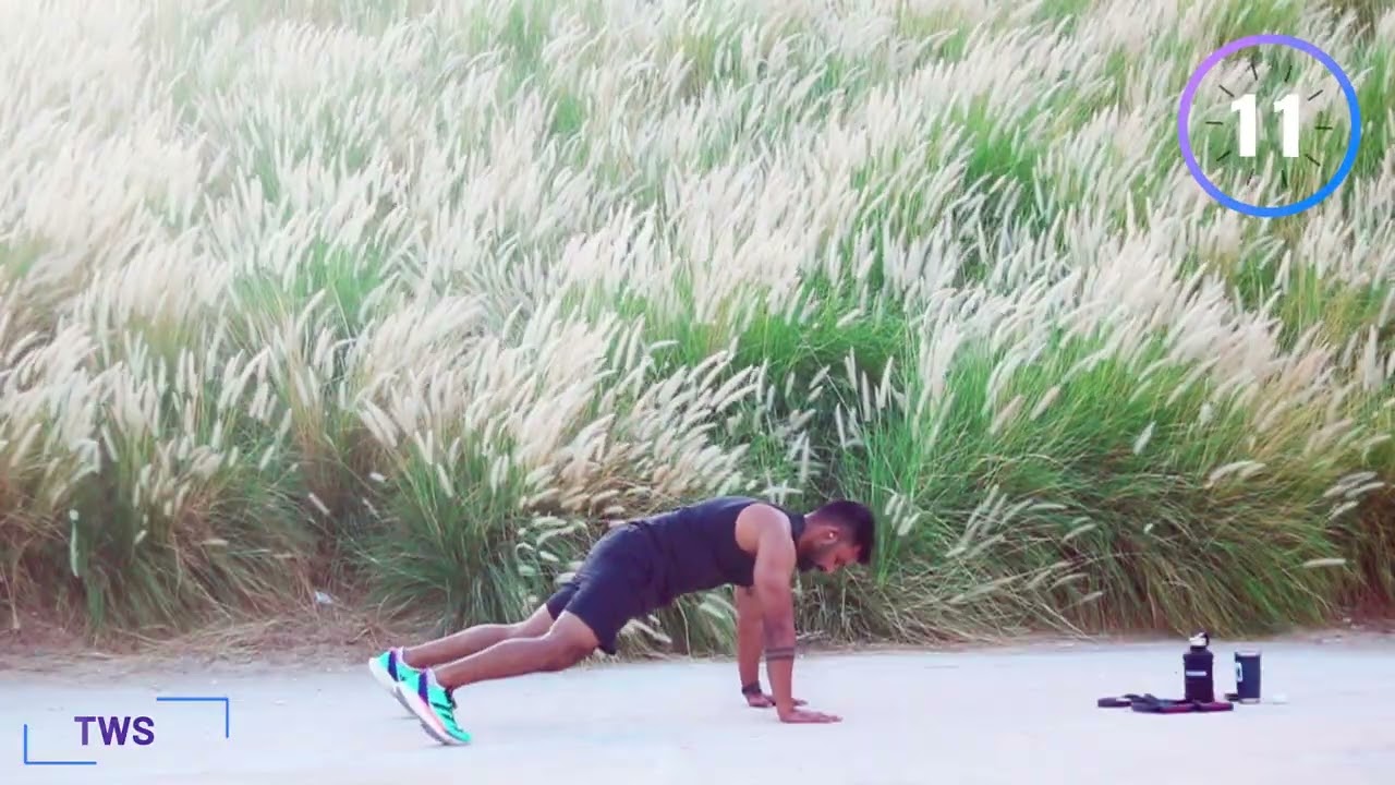 TWS- Free Hand Exercise- Plank Jack In& Out