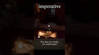 imperative — Divinity: Original Sin 2 dialogue scene