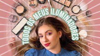 TODOS os meu ILUMINADORES - Tour pelas makes | #MEUSTREMTUDO