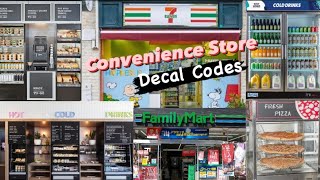 ROBLOX Decal Codes| Work at a Pizza Place/ Bloxburg| Convenience Store