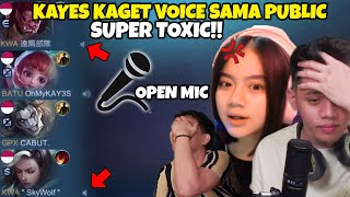 OPEN MIC Ketemu Public TOXIC!! KAYES Sampe STRESS WKWKWK!! #pubcheck - Mobile Legends