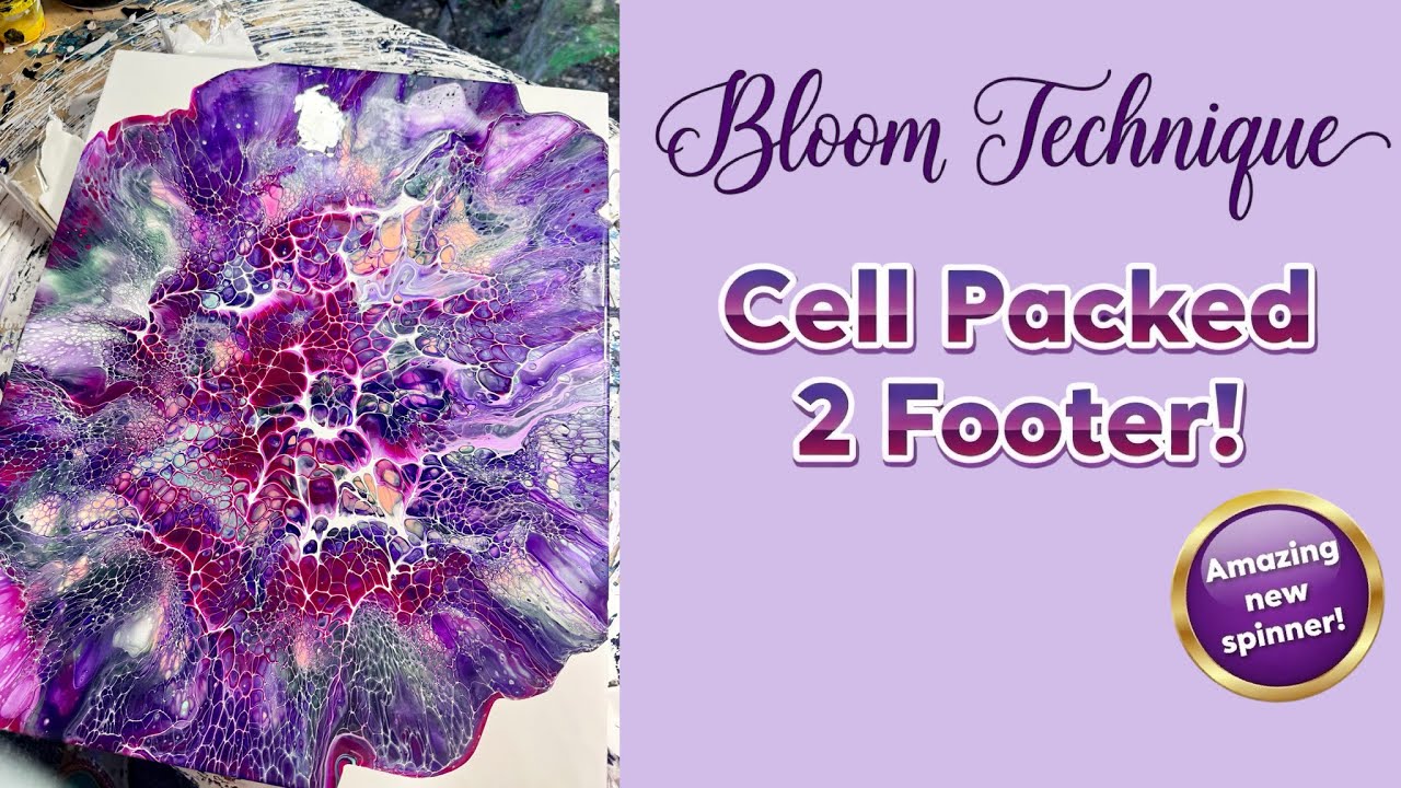 #498 Техника цветения. Плотная ячейка, 2 фута! Тестирую новый вращающийся инструмент от @KanellaC...
