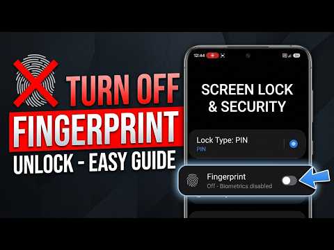 Turn Off Fingerprint Unlock on Android - Easy Guide 2026!