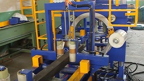 Semiauto orbital wrapper for aluminum and profile