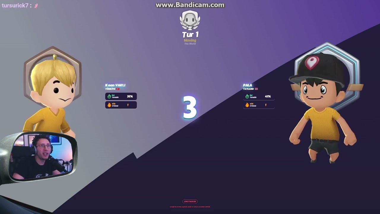 1 YILLIK ÜYELİK ALDIĞIM GEOGUESSR REKABETÇİ DEVAM | (NİYE BAĞIRDIĞIMI BENDE BİLMİYORUM)