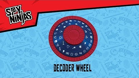 Spy Ninjas Decoder Wheel!