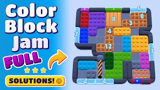 Color Block Jam Level 1473 Walkthrough (1474, 1475, 1476 & 1477) | HARD LEVEL! 🚧 Solution & Tips