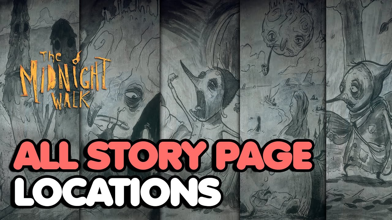 The Midnight Walk - All 15 Story Page Locations (Who Took The Sun Away? Trophy / Achievement Guide)