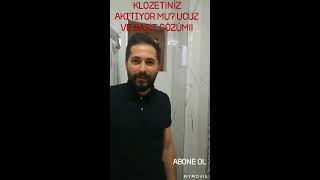 KLOZET SU KAÇIRIYOR. CREAVİT GÖMME REZARVUAR NASIL TAMİR EDİLİR. UCUZ VE BASİT ÇÖZÜM!!