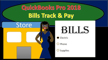 QuickBooks Pro 2018 Bills Track & Pay -  New version