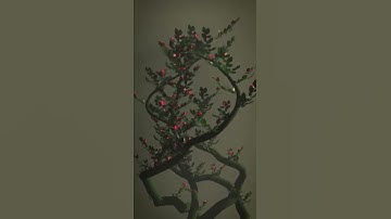 Made with blender #shorts #blender #animation #geometrynodes #flowers #love