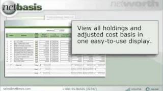 Netbasis | Your Cost Basis solution