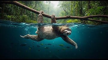 The Sloth That Outsmarted Dolphins: 40 Minutes Underwater