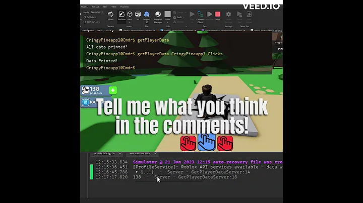 I added admin commands to my game! #shorts