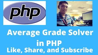 Average Grade Solver in PHP