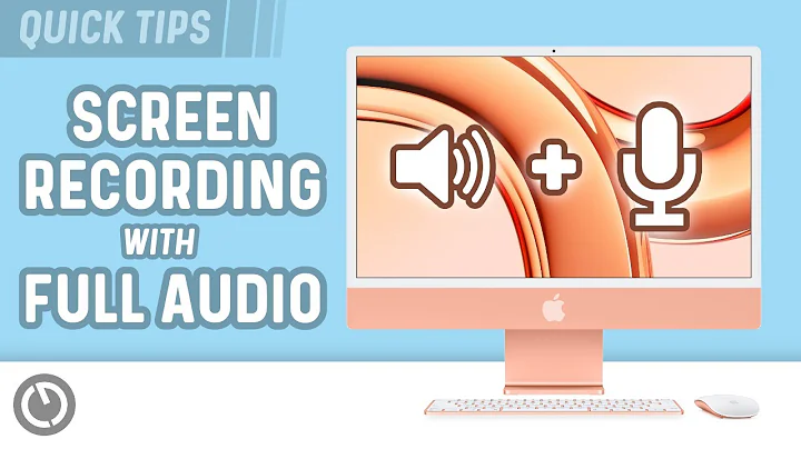 RECORD YOUR MAC SCREEN with AUDIO and MICROPHONE