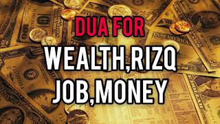 Dua for Wealth, Rizq, Job and Money