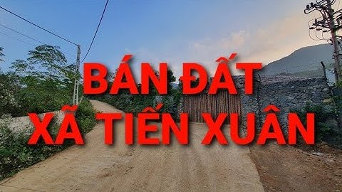 BÁN 3000M2 ĐÂT MẶT ĐƯỜNG BÃI DÀI XÃ TIẾN XUÂN, THẠCH THẤT, HÀ NỘI