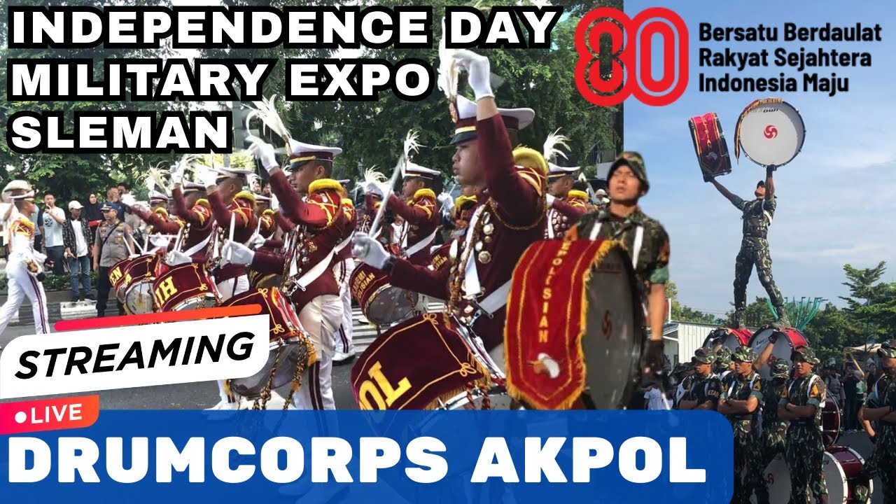 LIVE KIRAB DRUMBAND AKPOL DRUMCORPS PELOPOR CENDERAWASIH AKADEMI KEPOLISIAN - YOGYAKARTA