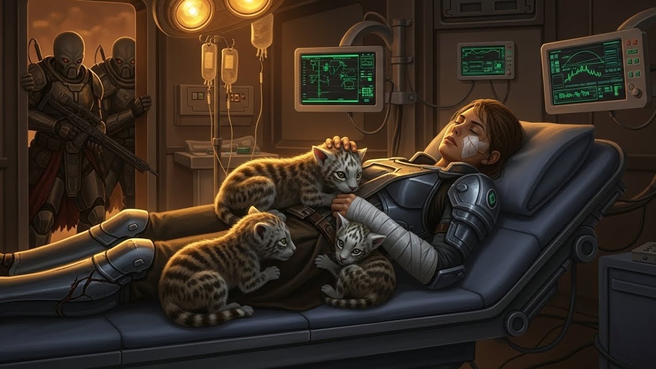 She Protected the Cubs on the Battlefield — Now They Refuse to Leave Her Clinic Bed