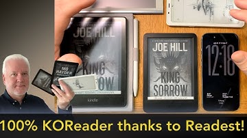 100% KOReader thanks to Readest!