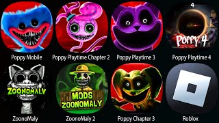 PoppyMobile,Poppy Playtime Chapter 2,Poppy Playtime Chapter 3,Poppy Playtime 4,Zoonomaly,Roblox..