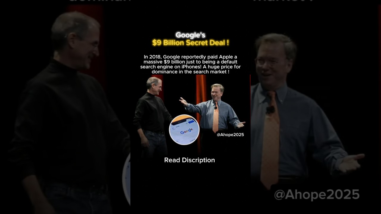 Google's $9 Billion Secret Deal !