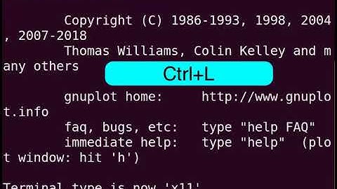 LaTeX and Gnuplot - English