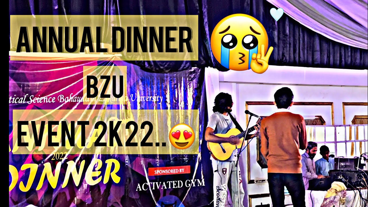 BZU Annual Dinner 2k22 😍 | Funny Performances | Mega Event BZU Ka 🔥 ...