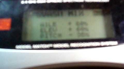 dx6i settings for blade sr