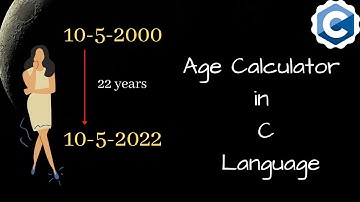 Age Calculator in C Language || C Language Project