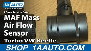 How To Install Replace MAF Mass Air Flow Sensor 2001-05 1.8L Turbo VW Beetle