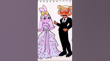 CUTE DRESS UP PARTY! Pinki, Oren & Virenia | Paper DIY | Sticker Book