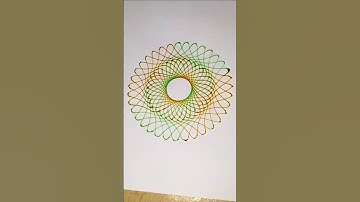Spirograph design #art #design #spirograph #spiroart #asmr #tutorial #drawing #trending #ytshorts