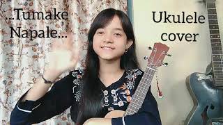 Video thumbnail of "Tumake napale| ukulele cover| Vicky Kalita and Barsha Borah| Sristi Hazarika"