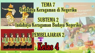 Kelas 4 Tema 7 Subtema 2 Pembelajaran 2 | Indahnya Keragaman di Negeriku Kelas 4 Tema 7 Subtema 2 Pembelajaran 2 | Indahnya Keragaman di Negeriku